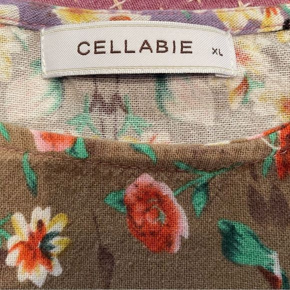 Callabie BoHo Floral Top Size XL - Picture 13 of 15